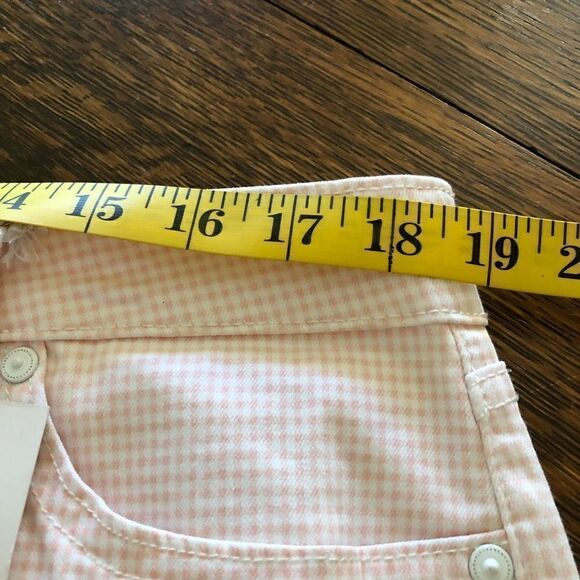 NEW Lauren Conrad Pink and White Check Shorts NWT Soft Girl - Picture 10 of 13